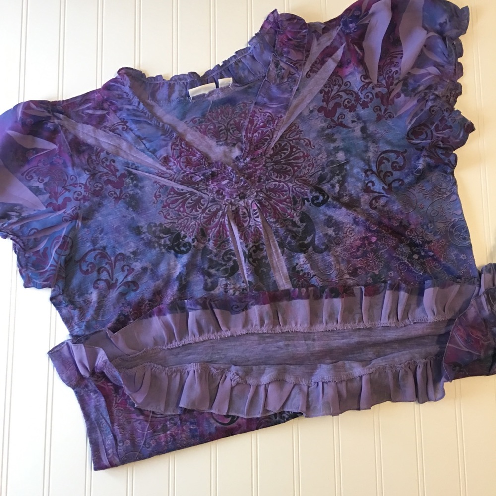 🐳🌿Purple Cato blouse🌿-A5